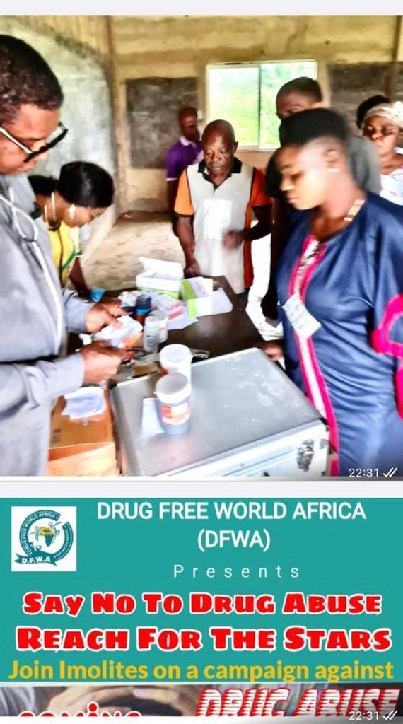 DRUG FREE WORLD AFRICA TRIGGERED HEALTH SENSITIZATION PROGRAM.