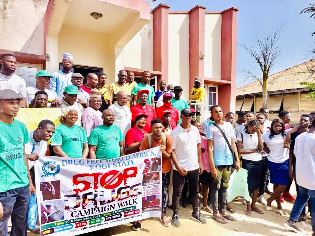 Drug Free World Africa Kogi State Chapter on Carnival Stop Drug Abuse ...