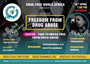 EASTER TIME TO BREAK AWAY FROM DRUG ABUSE